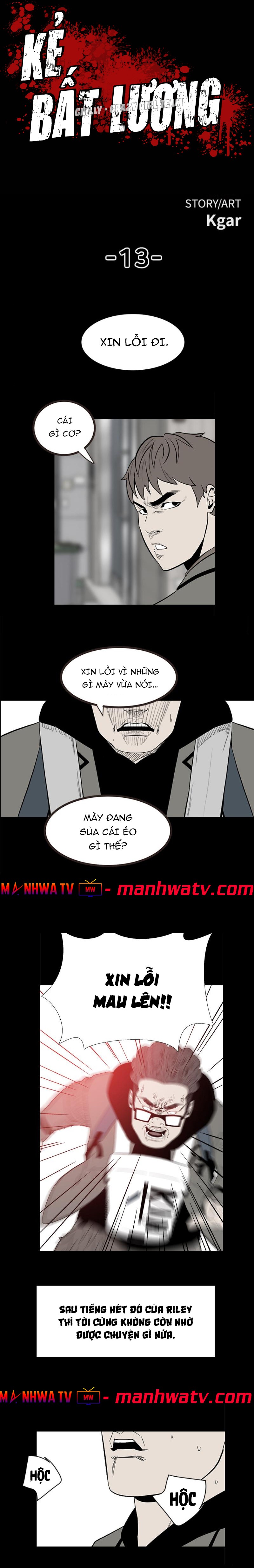 Đọc truyện Kẻ bất lương - Chap 13